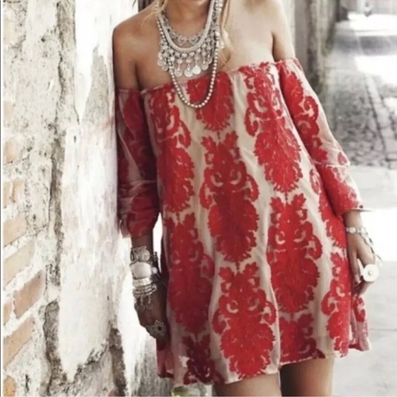 For Love and Lemons San Marcos Off Shoulder Dress - Picture 1 of 9